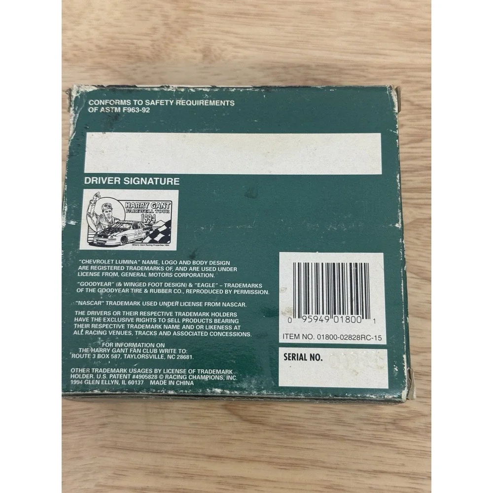 1994 HARRY GANT Farewell Tour #33‎ 1:64, Limited Ed, Rough-Martinsville #53